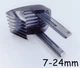 Насадка 7-24 мм на машинку для стрижки совместимая с Philips HC7460/15, HC9450/15, HC9490 HC9452 гребень Черный - изображение 8