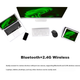 Мышь Aigo LM808 Wireless/Bluetooth, Night Shadow - изображение 7