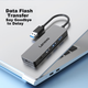 USB-хаб Lenovo H1-A04 PRO металлический, 3×USB 3.0 и Type-C, 0.25 м - изображение 9