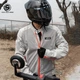 Куртка мотоциклетна STAR FIELD KNIGHT чоловіча літня сітчаста, сіра, розмір 5XL - зображення 6