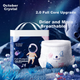 Подгузники-трусики October Crystal All-Protect Newborn Adventurer, ультратонкие, дышащие, размер L, 96 шт, с набором для ухода из 4 предметов - изображение 4
