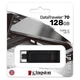 Флеш-накопичувач Kingston DT70 великої ємності USB 3.2 Gen1 Type-C 128 ГБ для телефону, чорний, сумісний з Android та Apple, універсальний флеш-накопичувач для використання в автомобілі та комп'ютері - зображення 7
