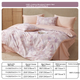 Комплект постельного белья Boyang Home Textile из чистого хлопка с начесом, четыре предмета, зимний, утепленный, из хлопка, размер кровати 1,5 м. Feiluo Leaf Trendy Home Store - изображение 4