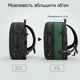 Дорожный рюкзак для ноутбука 17" Mark Ryden MR8057Y с USB-портом (Черный) - изображение 7