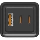 Зарядное устройство ColorWay GaN3 Pro Power Delivery (USB-A + 2 USB TYPE-C) (65W) (CW-CHS039PD-BK) - изображение 8