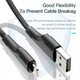 Дата кабель USB 2.0 AM to Lightning 1.0m 2.4A black Essager (EXCL-LS01) - зображення 6
