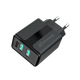 Сетевое зарядное устройство Grand-X (2xUSB 2.1A) Black (CH-15B) - изображение 4