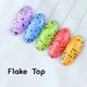Топ без липкого шару прозорий з чорними та білими цятками Flake Toki Toki, 5 мл - зображення 2