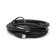Дата кабель USB 2.0 AM/AF 10.0m ferrite black Voltronic (YT-AM/AF-10BL) (346947) - изображение 1