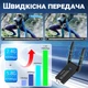 Двохдіапазонний USB Wi-Fi адаптер 2.4/5GHz Addap UWA-05 | бездротова мережева карта 1300 Mbps - зображення 2