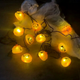 Гирлянда Halloween Pumpkin 20 ламп для украшения интерьера на Хэллоуин с прозрачным проводом - изображение 6