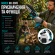 Аккумуляторная цепная пила Boxer BX3301 21 В 2 аккумулятора шина 15 см мини пила для обрезки деревьев веток и дров - изображение 4