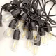 Садовая гирлянда 10 м с 10 LED-лампами E27 теплого белого света IP44 черная - изображение 13