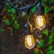 Садовая гирлянда 10 м с 10 LED-лампами E27 теплого белого света IP44 черная - изображение 16