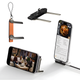 Адаптер перехідник USB Type-C на Type-C 240W зі складаною підставкою orange - зображення 5