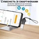 Подвійний OTG адаптер USB 3.0 на Type-C + MicroUSB, перехідник для смартфона/ноутбука Addap UA2MIX-01, 5 Гбіт/с - изображение 3