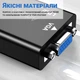 Адаптер перехідник з HDMI на VGA для передачі відео та аудіосигналу Addap HDMI2VGA-01 1080P - изображение 4