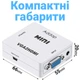 Конвертер відео сигналу з аналогового VGA на цифровий HDMI порт Addap VGA2HDMI-01, Full HD 1080P - изображение 8