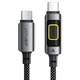 Кабель ACEFAST C21-03, Type-C to Type-C, 60W, 1.2m, Nylon, Aluminum Alloy connectors, Black - изображение 1