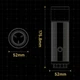 Фонарь проекционный SIDANDE Pro L8ES 12W + Gobo 10шт [168616] - изображение 4