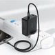 Кабель ACEFAST C23-01, USB to iP, 30W,1.2m, Nylon, Zinc alloy + TPE connectors, Black - изображение 6