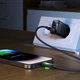 Кабель ACEFAST C21-04 USB-A to USB-C fantasy color series braided Charging data cable Black - изображение 5
