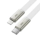 Кабель ACEFAST C24-01, USB to iP, 30W, 1.2m, Braided wire, Zinc alloy + TPE connectors, Білий - изображение 3