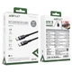 Кабель ACEFAST C22-03, Type-C to Type-C, 60W, 3A, 1.2m, Nylon Braid, Aluminum Alloy + TPE connectors, Black - изображение 7