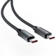 Кабель ACEFAST C19-03, Type-C to Type-C, 60W, 1.2m, Nylon Braid, Aluminum Alloy connectors, Black - изображение 3