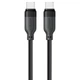 Кабель ACEFAST C16-03, Type-C to Type-C, 60W, 1.2m, TPE, TPU connectors, Black - изображение 1