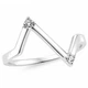 Каблучка срібна фантазія з фіанітами Silver Style 16 р. (10311.15 sku:2300104065072) - зображення 1