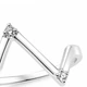 Каблучка срібна фантазія з фіанітами Silver Style 16 р. (10311.15 sku:2300104065072) - зображення 2