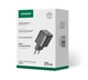 Мережевий зарядний пристрій з кабелем UGREEN X517 25W USB-C GaN Fast Charger Set EU+1M CC Cable black (UGR-75103) - изображение 2