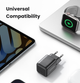 Мережевий зарядний пристрій UGREEN X513 30W USB-C GaN Fast Charger EU Black (UGR-65007) - изображение 7