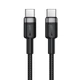 Кабель ACEFAST C22-03 60W Type-C to Type-C Black - изображение 1
