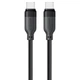 Кабель ACEFAST C16-03, Type-C to Type-C, 60W, 1.2m, TPE, TPU connectors, Black (6974316283805) - изображение 1