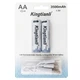Акумуляторні батарейки АА Kingtianli 2 шт. з роз'ємом Type-C на 1.5V/3500 mAh (VS7007443) - изображение 3