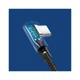Дата кабель USB 2.0 AM to USB-C 2.0m 3A 90° corner US176 black Ugreen (20857) (352985) - зображення 3