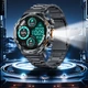 Смарт часы S100 мужского стиля LIGE ударопрочный outdoor smartwatch с фонариком, Bluetooth звонками, пульсометром - изображение 2