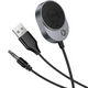 Bluetooth аудио ресивер Hoco E150 Path (AUX 3.5mm+USB-A) Metal gray - изображение 3