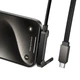 Дата кабель Hoco U150 Exquisite side plug and stand Type-C to Type-C 60W (1.2m) Black - изображение 5