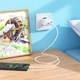 Мережевий зарядний пристрій HOCO C126A Pure Power 3Port (2xType-C + USB) 40W PD/QC White - зображення 6