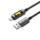 Кабель USB-A to USB-C Acefast C21-04 3A 1.2м Сірий (AF-C21-04-GRY) - зображення 3