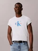 Футболка хлопковая длинная мужская Calvin Klein 4RB861G-CHE(Misty Blue) 2XL Светло-голубая (196669614587) - изображение 1