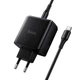 Мережевий зарядний пристрій HOCO C160A Upgrade PD charger Type-C cable 65W Black - зображення 2