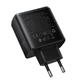 Мережевий зарядний пристрій HOCO C160A Upgrade PD charger Type-C cable 65W Black - зображення 11