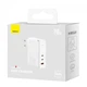 Мережевий зарядний пристрій Baseus GaN5 Pro Fast Charger 2C+U Type-C cable 140W White CCGP100202 - изображение 9