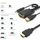 Кабель HDMI на VGA с аудио 3.5 мм и питанием USB Stone переходник адаптер (ST-HDVGA3.5USB-1.8M) - изображение 6
