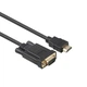 Кабель-адаптер HDMI Male на VGA Male 1.8 м 1080P Stone переходник (ST-HD-VGA-1.8M) - изображение 1