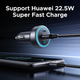 Автомобільний зарядний пристрій UGREEN EC307 30W 3-Port Fast Car Charger - зображення 8